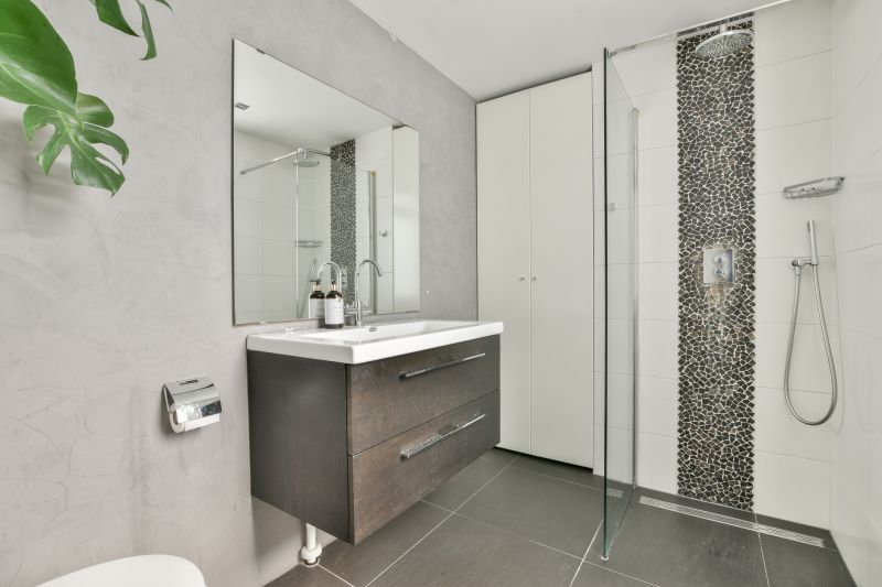 Bathroom with Built-In Storage